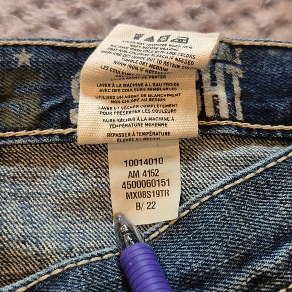 Ariat Denim M5 Gulch Straight Leg Jeans Men 38 Stretch Blue Western Workwear - Picture 6 of 12